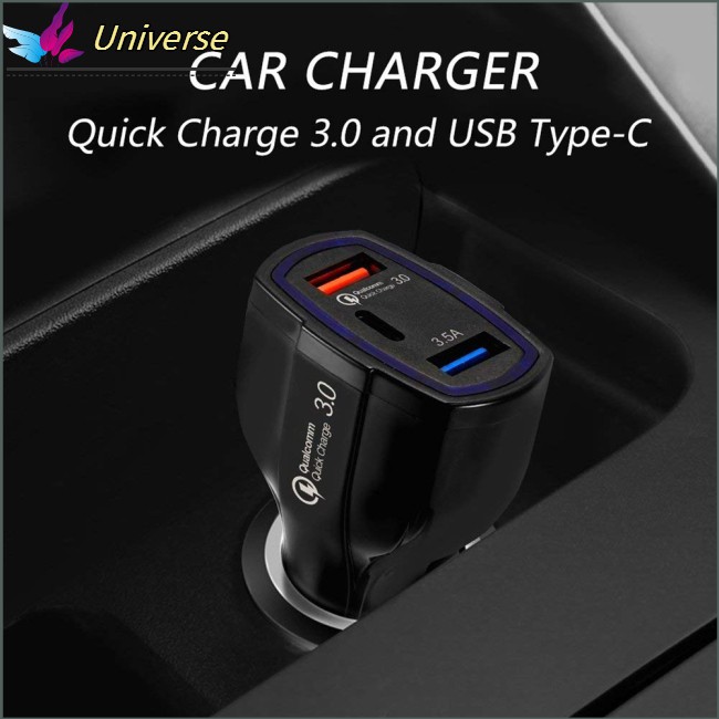 Bộ Chia 3 Cổng Usb + Iphone X / 8 / Plus / Samsung Galaxy + / Lg, Nexus, Htc 3.0 Pd