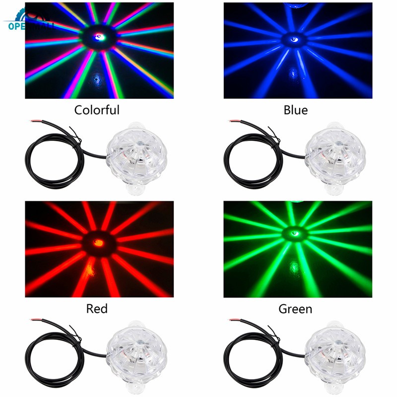 Đèn gắn gầm xe moto chống thấm nước nhiều màu sắc