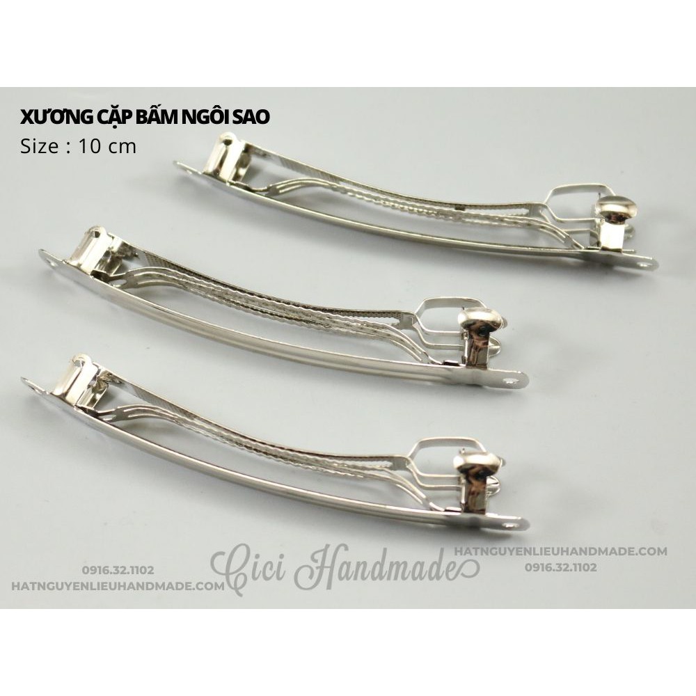 Xương cặp bấm tóc ngôi sao Cici Handmade chuyên hạt đá hạt pha lê hạt cườm hạt trang sức tự làm