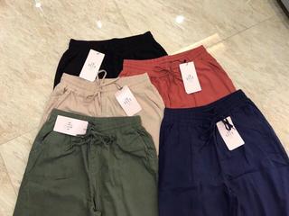 Quần culottes đũi