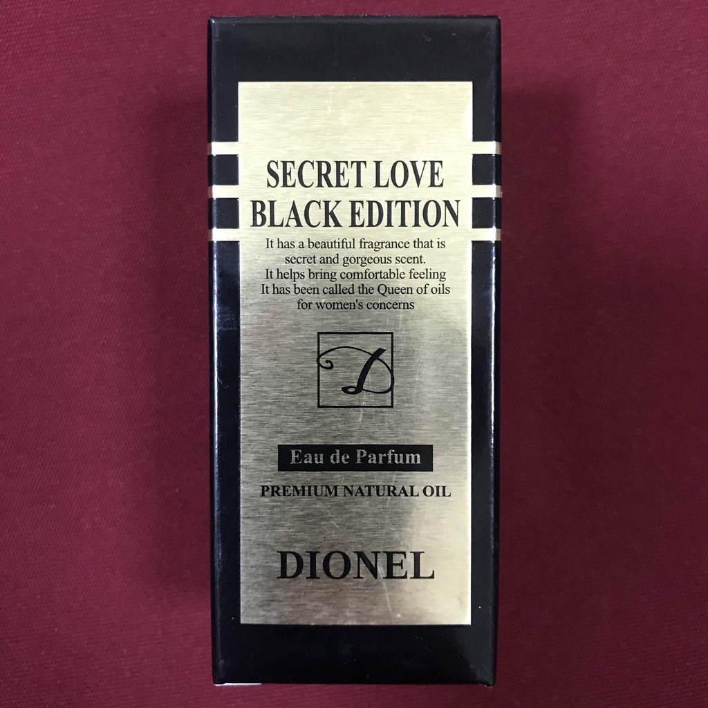 [SALE] [CAM KẾT 100% CHÍNH HÃNG] Nước hoa vùng kín Dionel Secret Love Black Edition Hàn Quốc 5ml (CHE TÊN HÀNG)