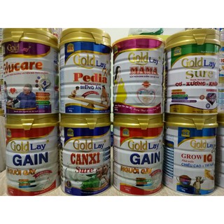 Sữa goldlay 900g - sữa canxi goldlay - sữa tăng cân cho người gầy - sữa tiểu đường glucare - sữa xương khớp goldlay 900g