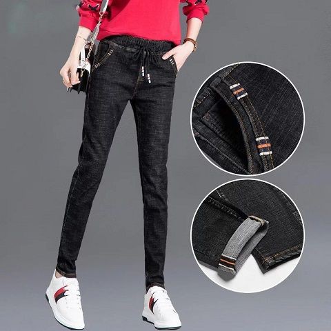 Quần Jeans Nữ Dài Lưng Cao Thời Trang 2021