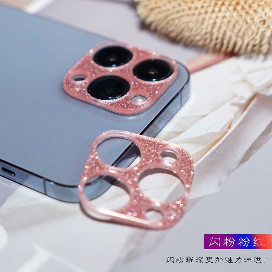 Len Bao Ve Camera 11 Promax Miếng Dán Bảo Vệ Ống Kính Máy Ảnh Điện Thoại Sang Trọng Cho IPhone 11 Pro IPhone 13 12 Mini Pro Max