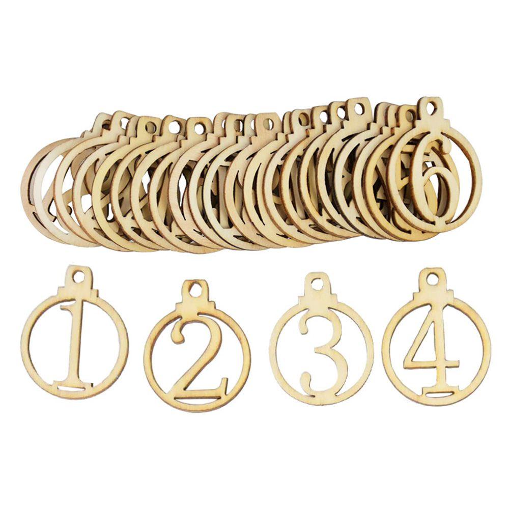 GOGOUP Lịch Giáng Sinh Bằng Gỗ Từ 1-25