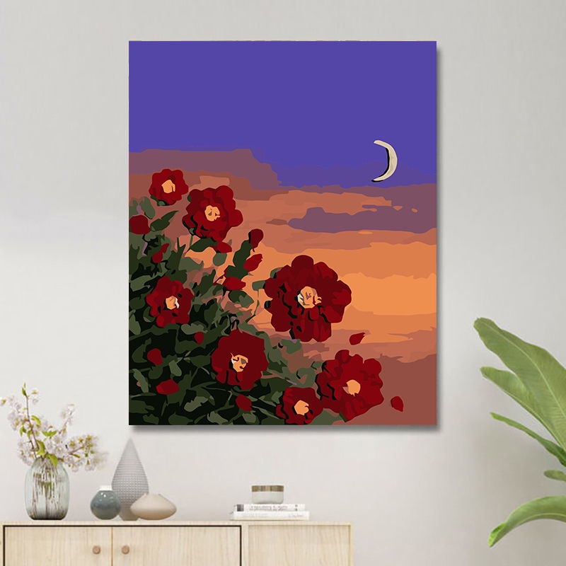 Bức tranh sơn dầu trang trí bằng tay