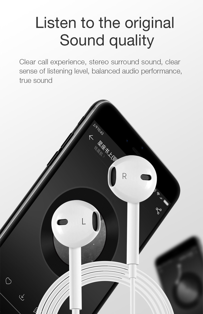 Apple Lightning Earbuds Stereo HiFi Music Headset Earphones Wired In Ear Headphone Plug for IPhone IPad IPod