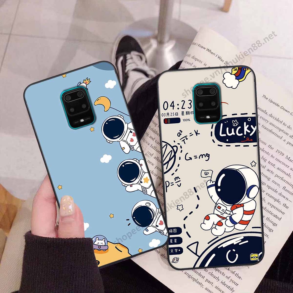Ốp lưng Xiaomi Redmi Note 9 / Redmi Note 9s / Redmi Note 9 Pro hình phi hành gia, roro jump, điện tử dễ thương - Giá rẻ