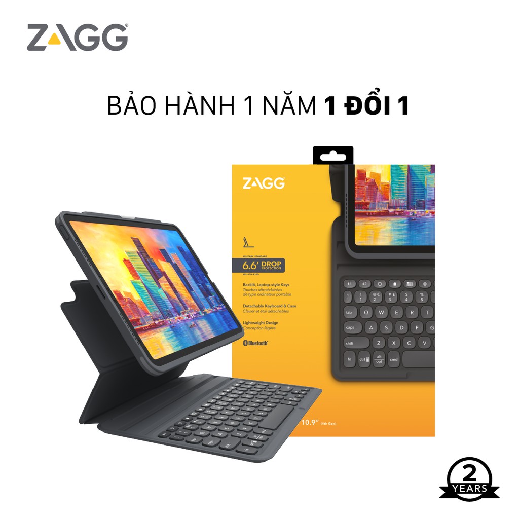 Ốp lưng kèm bàn phím ZAGG Pro Keys iPad 10.9 - 103407271