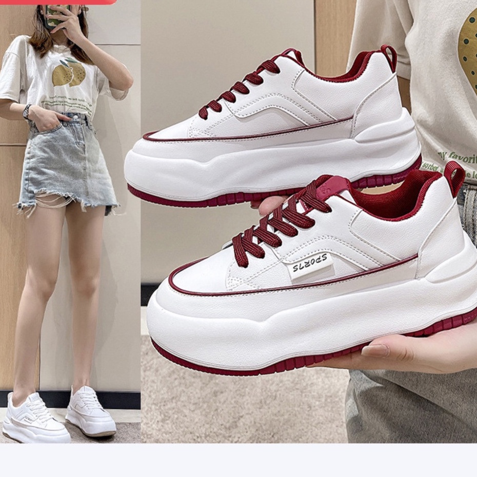 Giày Thể Thao Sneaker Ulzzang Nữ Đế Cao 5Cm Thời Thượng M10 - ℂ𝔸𝕄𝕊𝕋𝕆ℝ𝔼