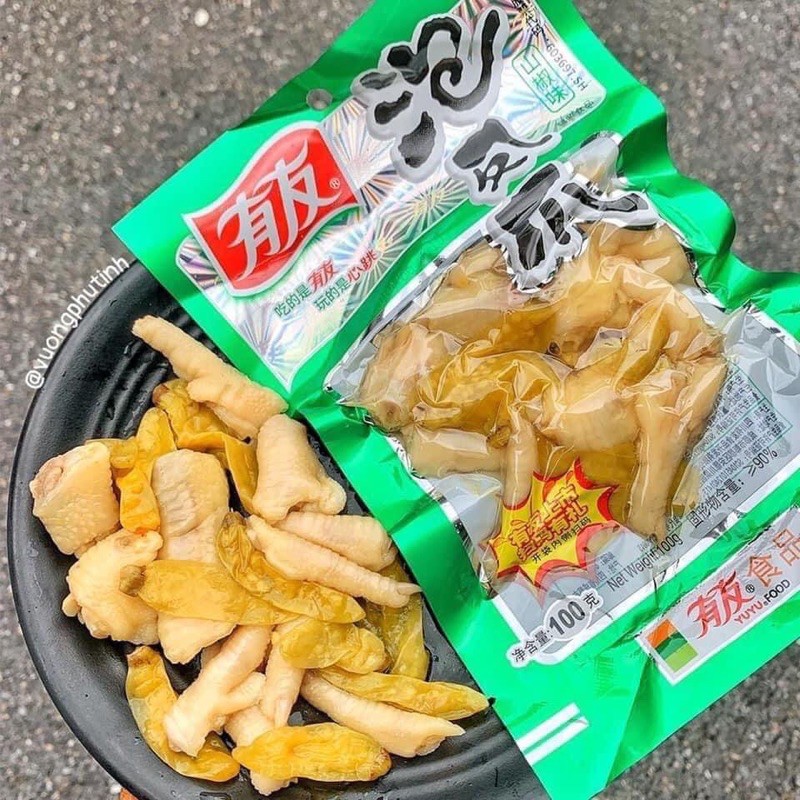 Chân gà siêu cay Yuyu 24k/gói 100gr