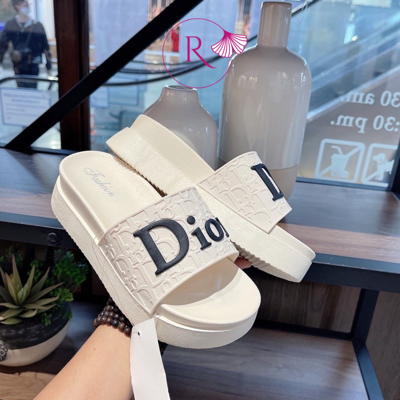 DÉP KIỂU NỮ QUAI NGANG ĐẾ CAO 5CM MỀM MẠI ÊM CHÂN HOTREND - RUBISHOES