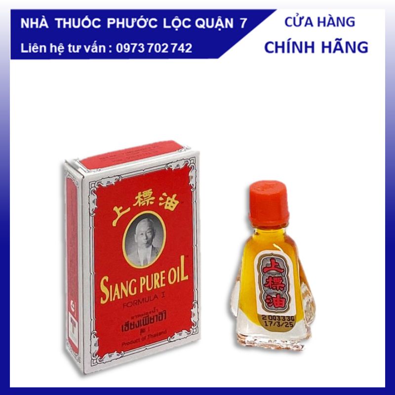 Dầu Thái Đỏ / Dầu GIó Ông Già Siang Pure Oil