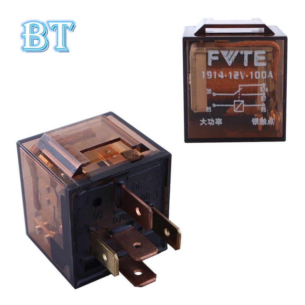Rơ le điều khiển xe hơi 12v 100a 5pin Spdt Dc 24v 48v 100a chất lượng cao | BigBuy360 - bigbuy360.vn