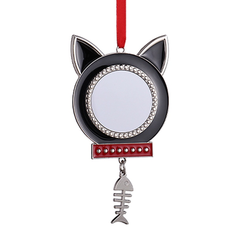 Mojito Khay Đựng Mặt Dây Chuyền Bezel Hình Đầu Chó Mèo Dễ Thương