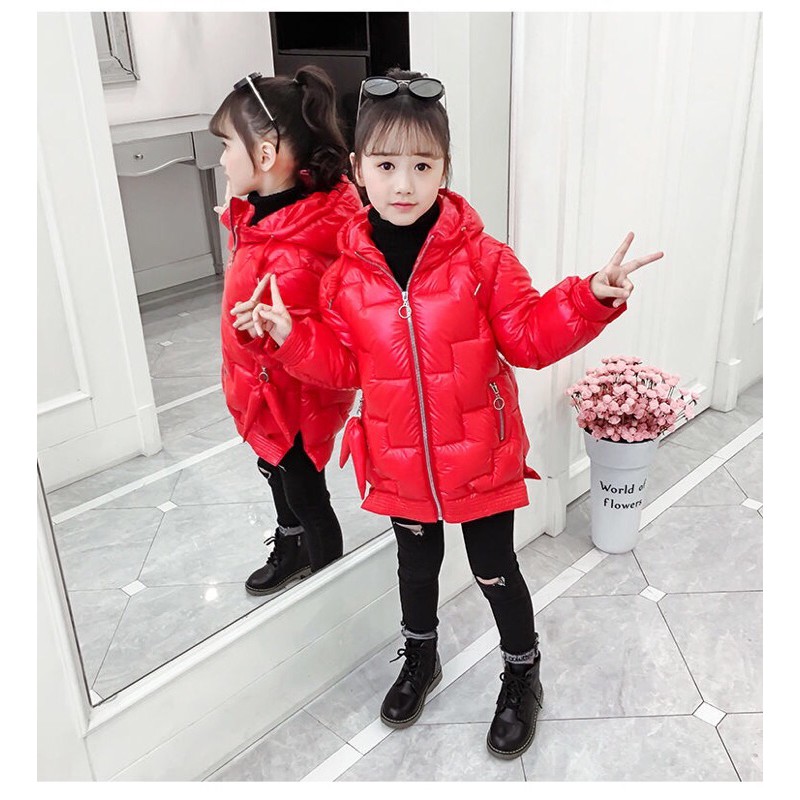 Áo Phao Lông Vũ Bóng Bé Gái. Thời Trang BaBy Quảng Châu