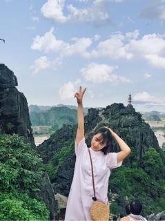túi cói lục bình trơn