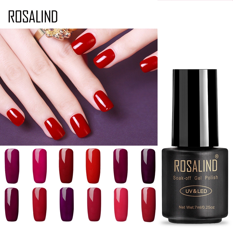 Gel Sơn Móng Tay Màu Đỏ Rosalind 7ml