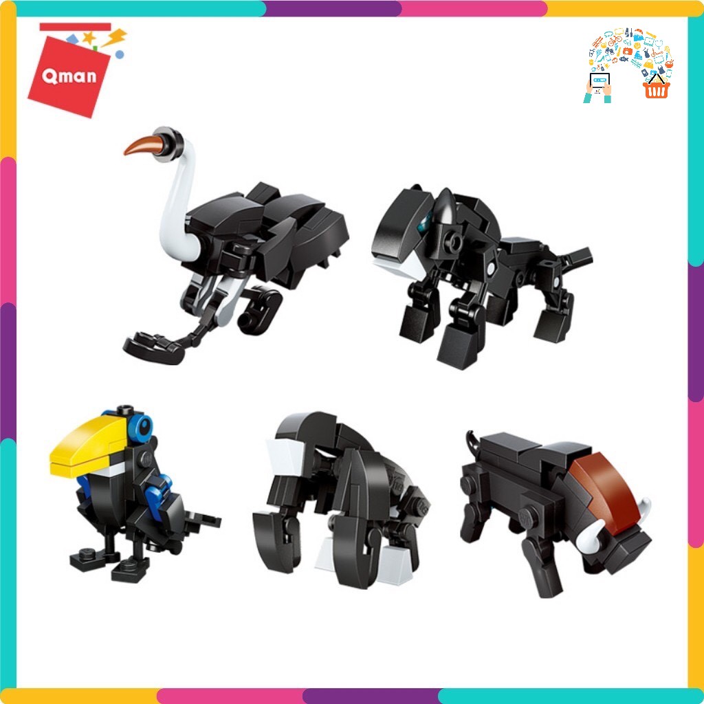 [DEAL SỐC]LEGO MINI Siêu Thú Rừng Xanh 3IN1, 35-40 chi tiết-GIÁ SIÊU RẺ