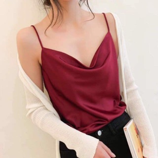 Áo 2 dây lụa quảng châu cao cấp