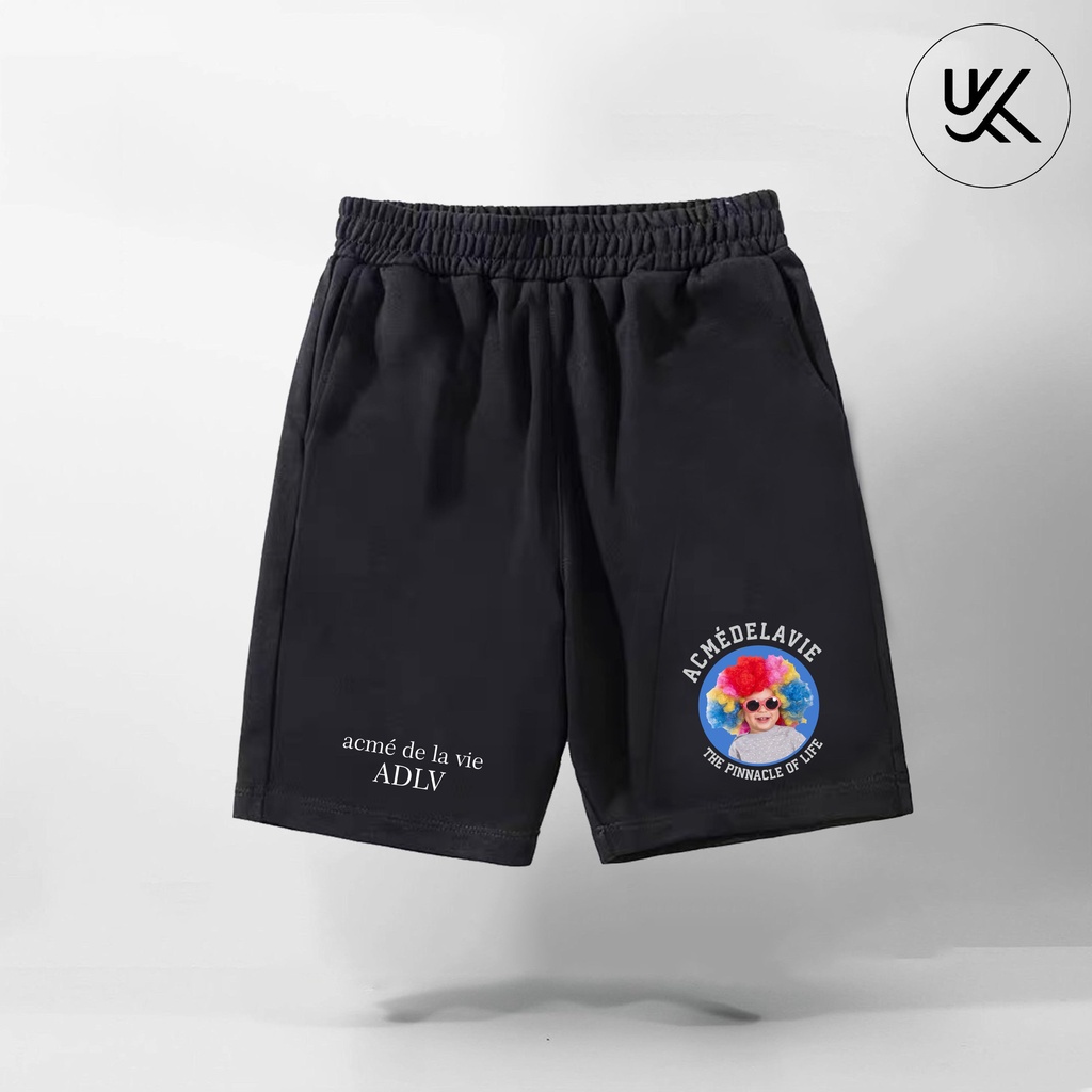 QUẦN SHORT ADLV Nam Nữ, chất thun Poly 2 da, đùi thể thao, cộc ngắn form rộng unisex. kkimshop