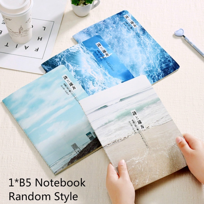 Sổ ghi chú nhật ký khổ B5 bìa mềm dành cho học sinh trong trường và giới văn phòng