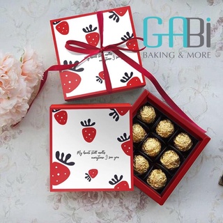 Hộp đựng socola 9 viên (nhiều mẫu)