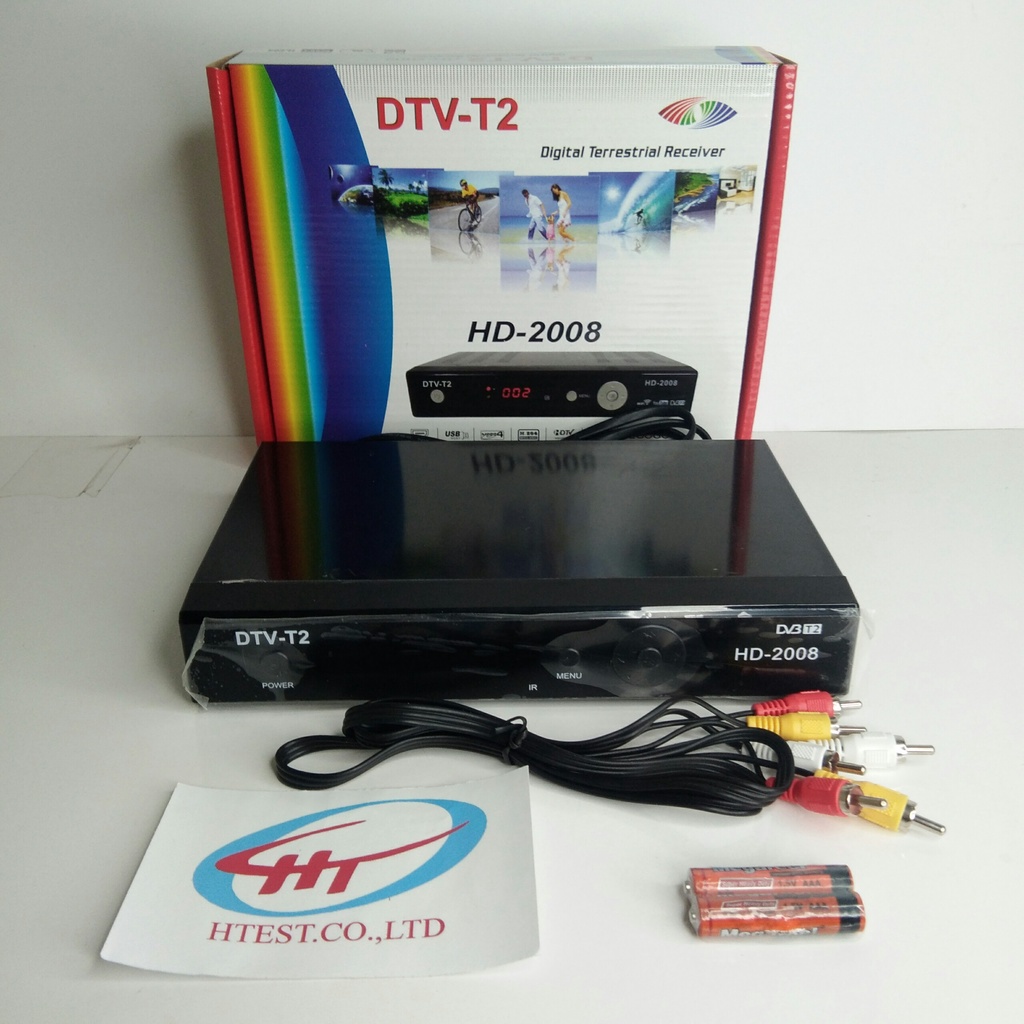 Đầu thu mặt đất DVB-T2 Patensat HD-2008 - Hàng nhập khẩu