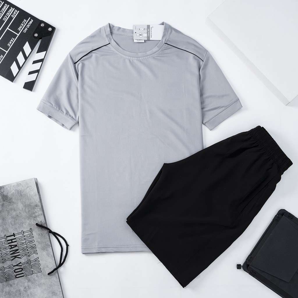 Bộ thể thao nam, chất liệu vải thun lạnh co giãn 4 chiều | BigBuy360 - bigbuy360.vn