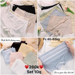 Set 10 quần chip su tăm đùi mặc váy hàng đẹp
