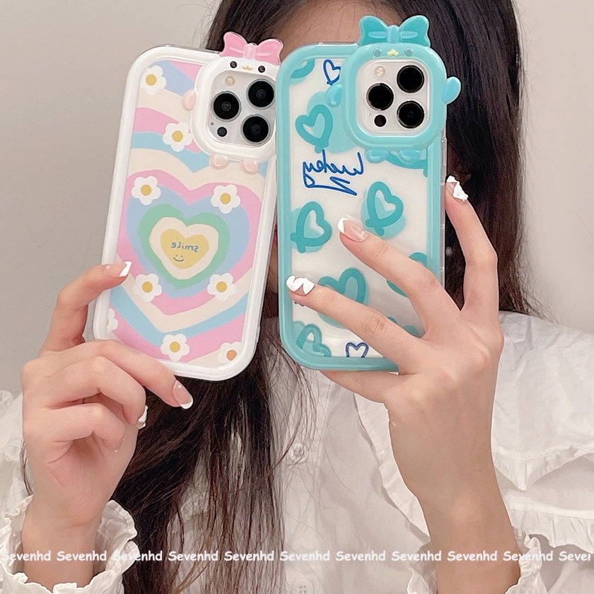 Ốp Điện Thoại Họa Tiết Quái Vật Nhỏ Xinh Cho iPhone 14 13 12 11 Pro Max Xs Max Xr X 7 8 6 6s Plus