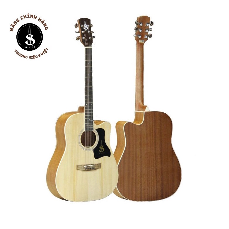 Đàn guitar acoustic gỗ thịt, có ty chính hãng S Việt mã CV160 Pro