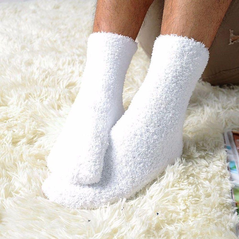 Vớ Lông Xù Ấm Áp Thoải Mái Thời Trang Mùa Đông Cho Nam Và Nữ