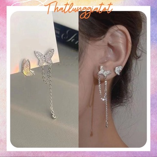 Bông tai hình bướm phong cách Hàn Quốc TS035 - Thắt Lưng Giá Tốt