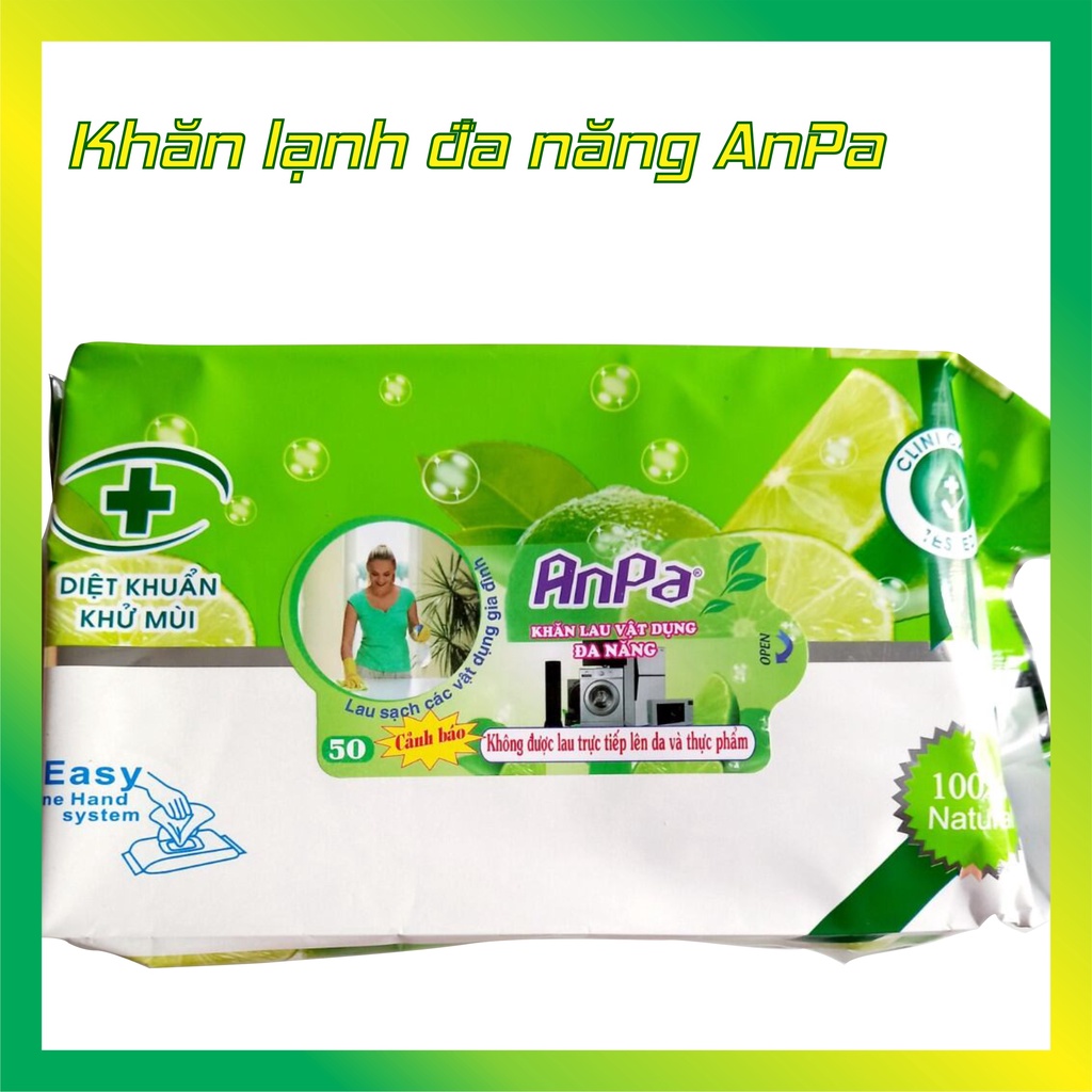 ( COMBO 5 BỊCH ) Khăn ướt đa năng AnPa- VUI VUI STORE
