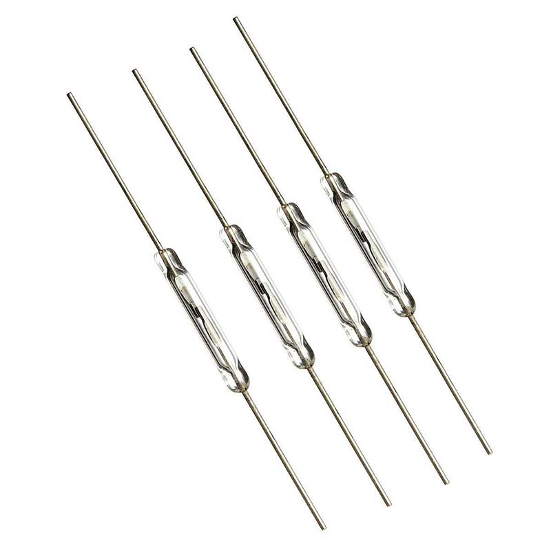 10 pcs Reed contact 14mm x 2mm Miniature reed contact Reed switch 44mm length