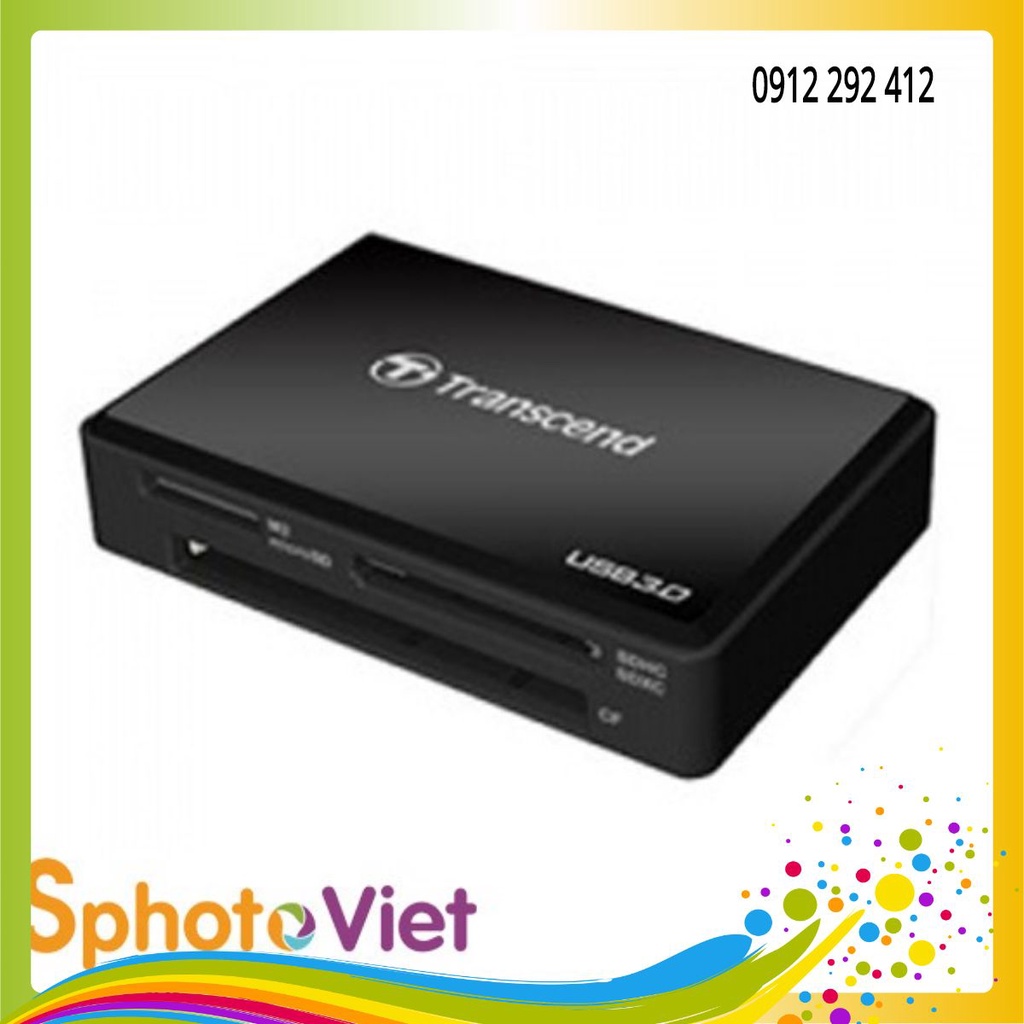 ĐẦU ĐỌC THẺ NHỚ TRANSCEND MULTI-CARD READER F8 (USB 3.0) giá rẻ