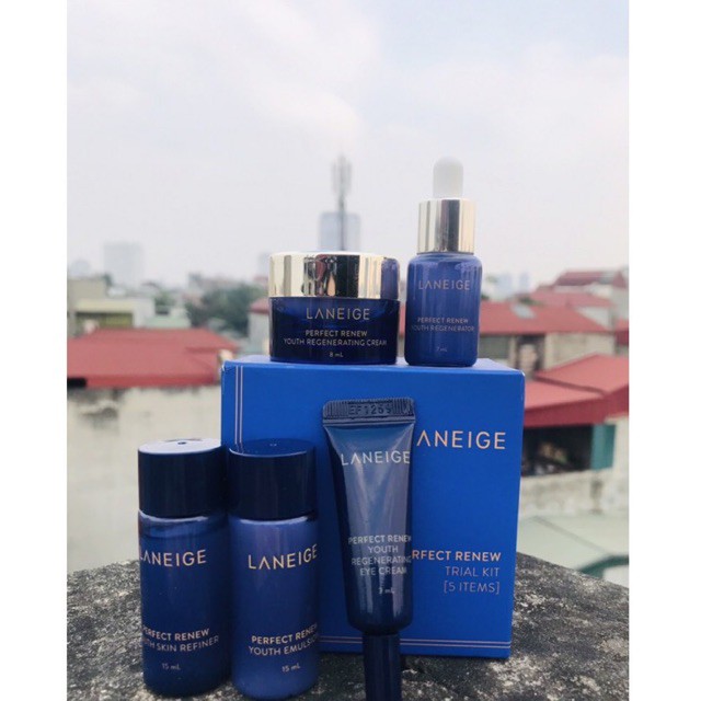 Bộ Laneige Perfect Renew dưỡng da chống lão hoá 5 sản phẩm