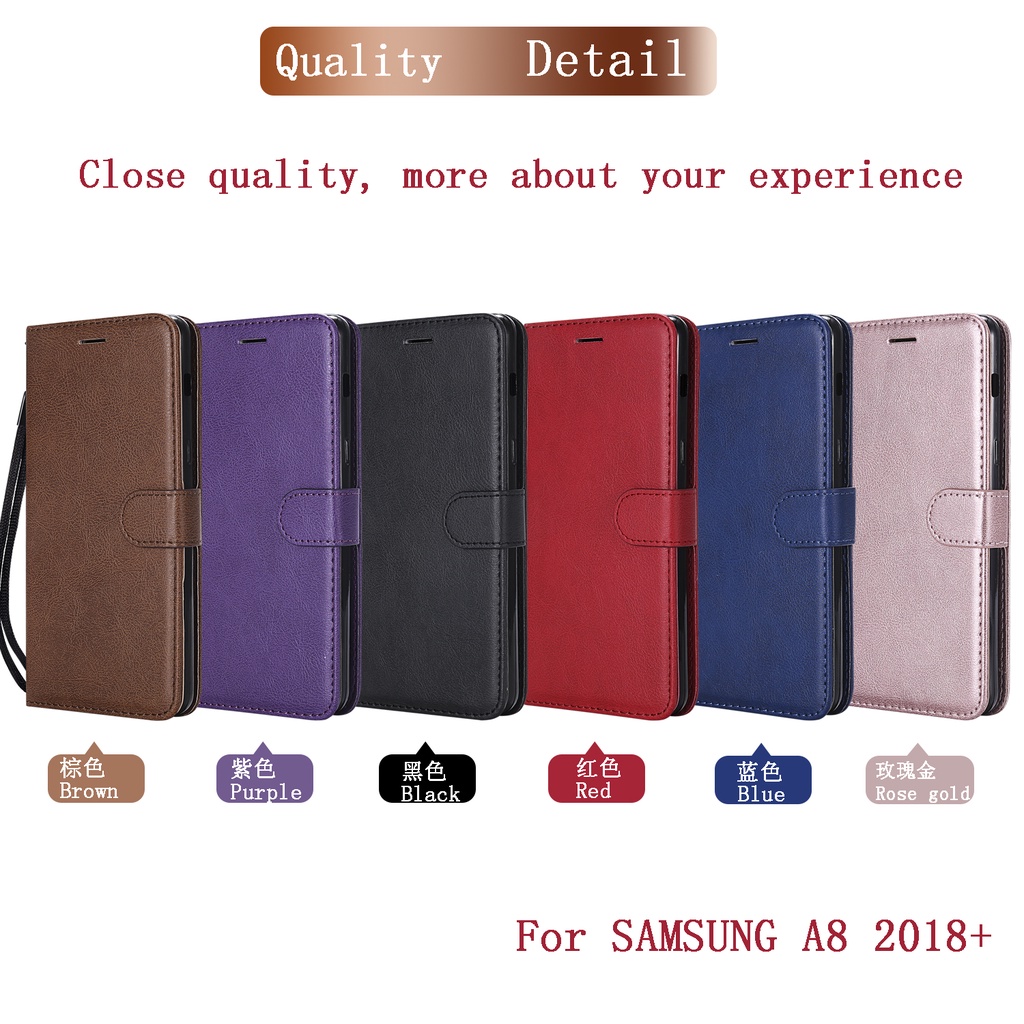 Case for SAMSUNG GALAXY A8 2018/ A5 2018/ A8 PLUS 2018 Bao da điện thoại cho