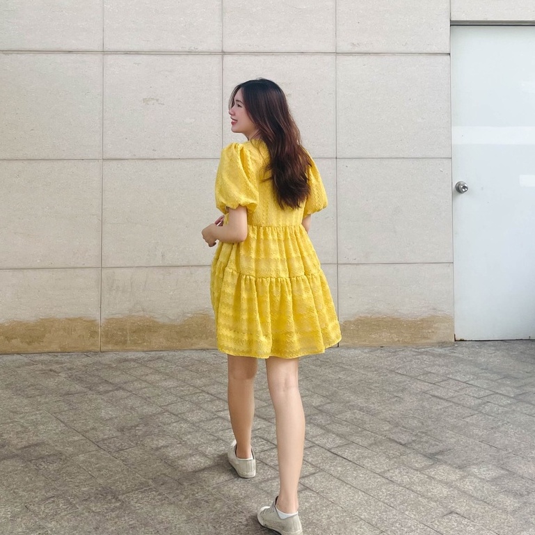 Váy Fabric Holic tay phồng mùa Hè.