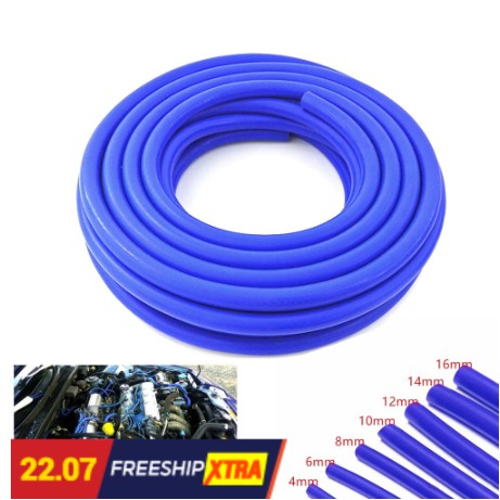 Ống két nước Silicone silicon 3mm 4mm 5mm 6mm 8mm Hệ Thống Làm Mát tản giải nhiệt máy động cơ Xe Hơi ô tô cho Toyota