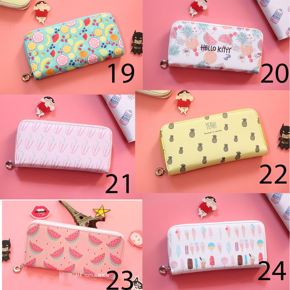 Bóp Ví Dài Cầm Tay Nữ Hoạt Hình Hoa Quả Chất Xịn Đựng Vừa Ip 6,6+,7,7+,8,8+... ! | BigBuy360 - bigbuy360.vn