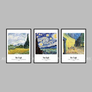 Set 3 Tranh Canvas Van Gogh