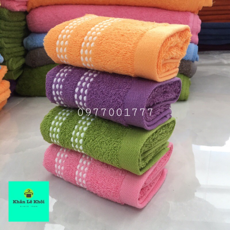 Khăn mặt 100% cotton Dobby KMH 27x50cm - Nhiều màu đẹp