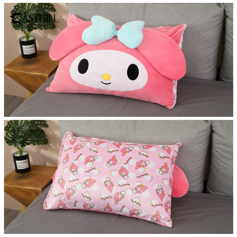 Vỏ Gối Nhồi Bông Hình Nhân Vật Kuromi Cinnamoroll Dễ Thương 50X70CM