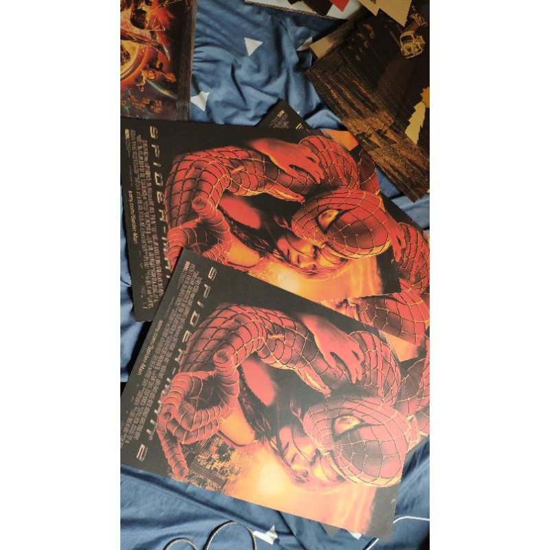 Poster tranh treo tường Người Nhện Spider-man 35x51 retro vintage