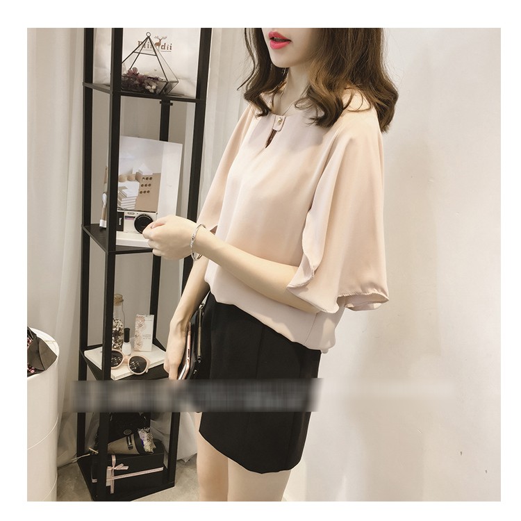 Áo Sơ Mi Trơn Nữ Tay Lỡ JD25 - Áo Cánh Dơi Form Rộng Freesize - Thời Trang Nữ Hè