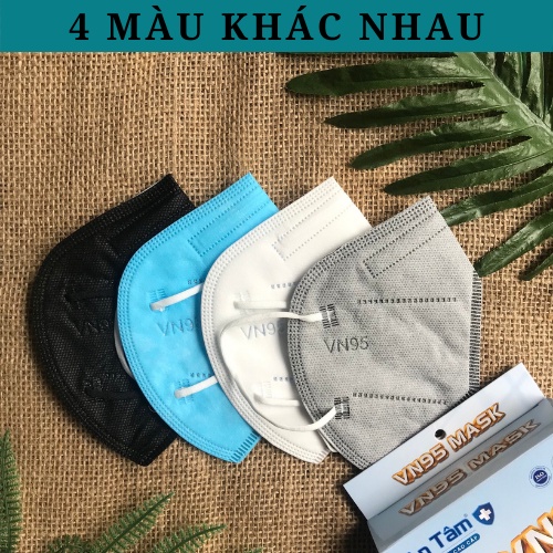 Khẩu trang n95 kháng khuẩn 4 lớp vn95 hộp 10 cái An Tâm_ATVN95O