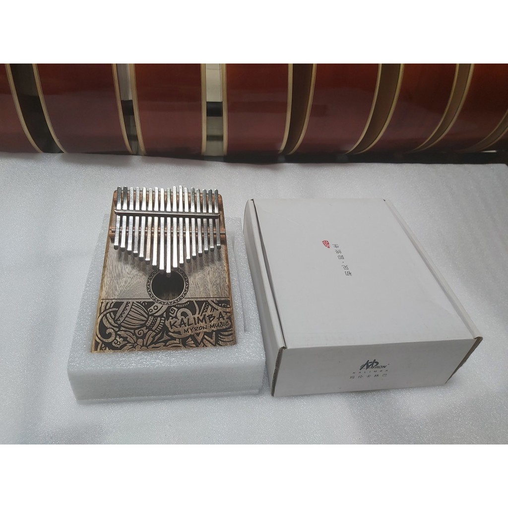 Kalimba Phiên 17 Phím Ngón Đàn Piano Ngón Tay Piano Tay Đàn Piano Thân Tre Với Các Phụ Kiện