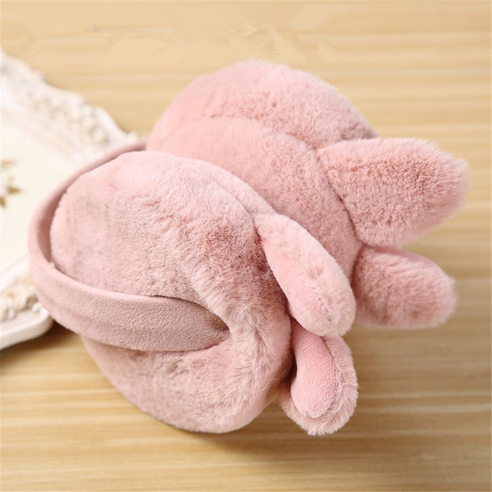 Bông chụp tai hình thỏ dùng giữ ấm mùa đông cho nữ